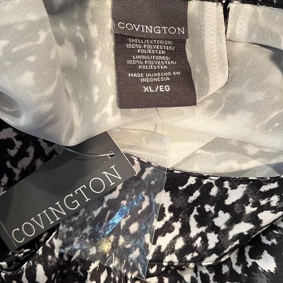 NWT Snow Leopard Print Sleeveless Tunic - Picture 7 of 9